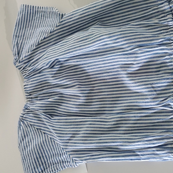 OshKosh B'gosh Romper Blue White Embroidery NWT 4T - Picture 7 of 7